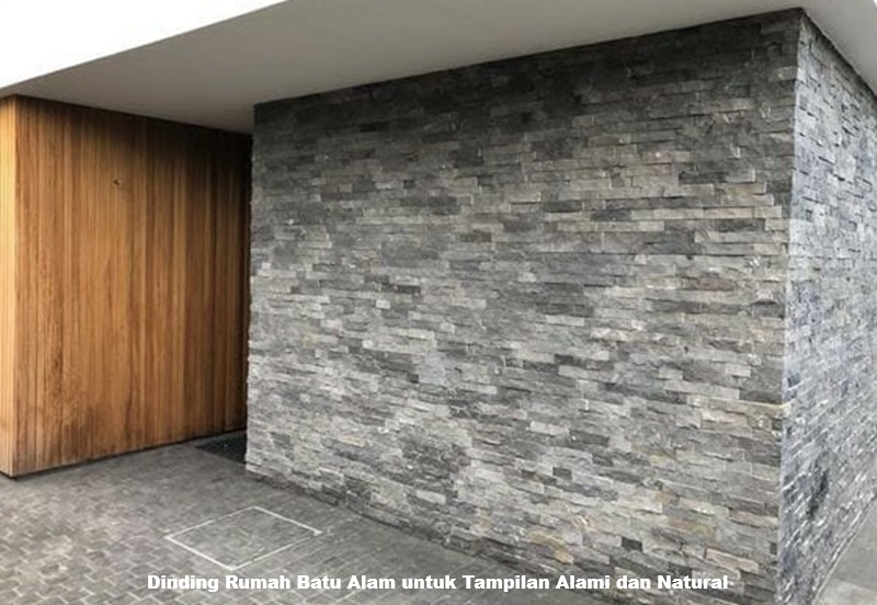 Dinding Rumah Batu Alam
