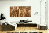 Mempercantik Ruangan dengan Dekorasi Dinding Kayu Palet Rustic
