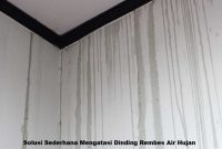 Solusi Sederhana Mengatasi Dinding Rembes Air Hujan